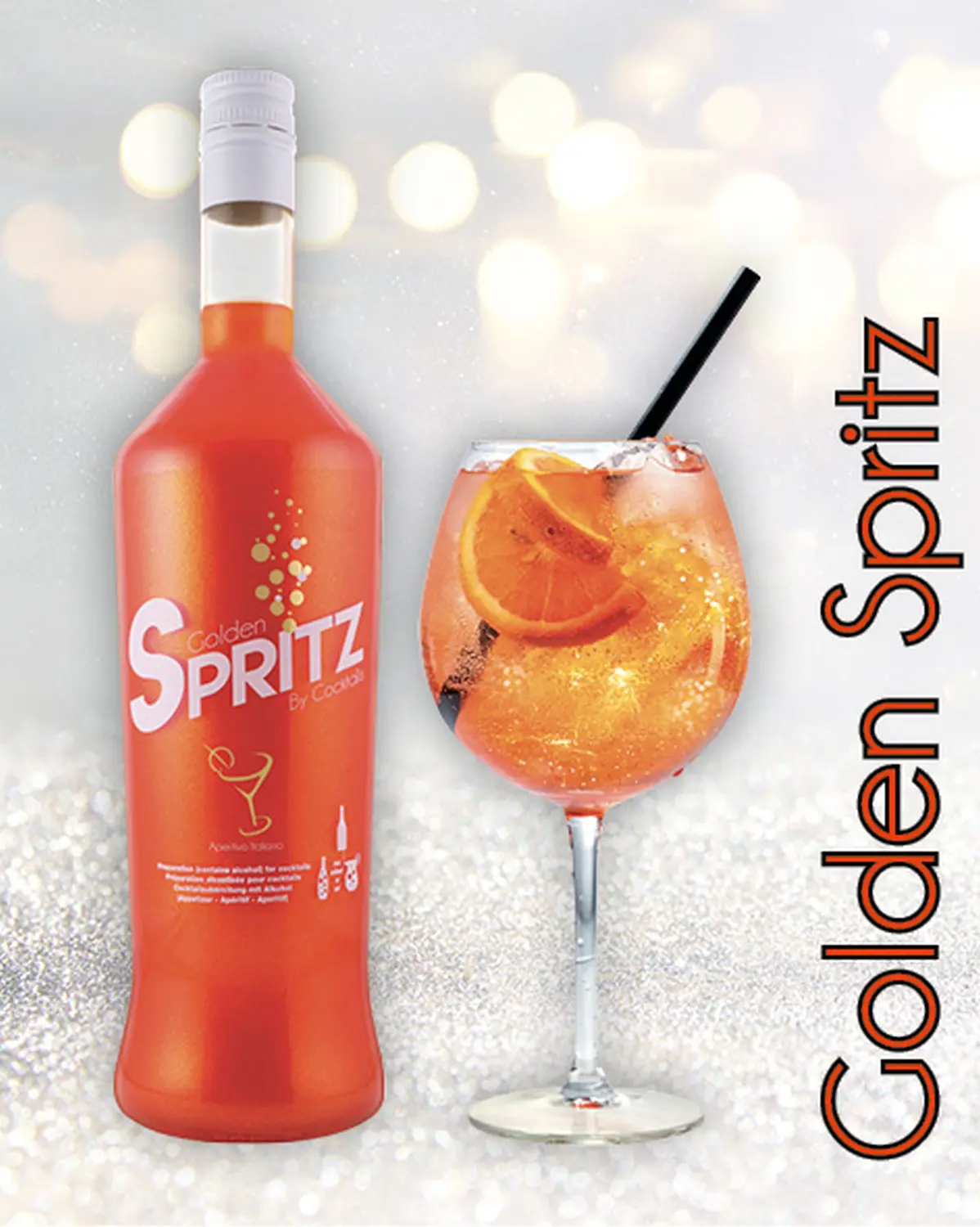 Golden Spriitz Cocktail mit Alkohol von COCKTALIS Deutschland