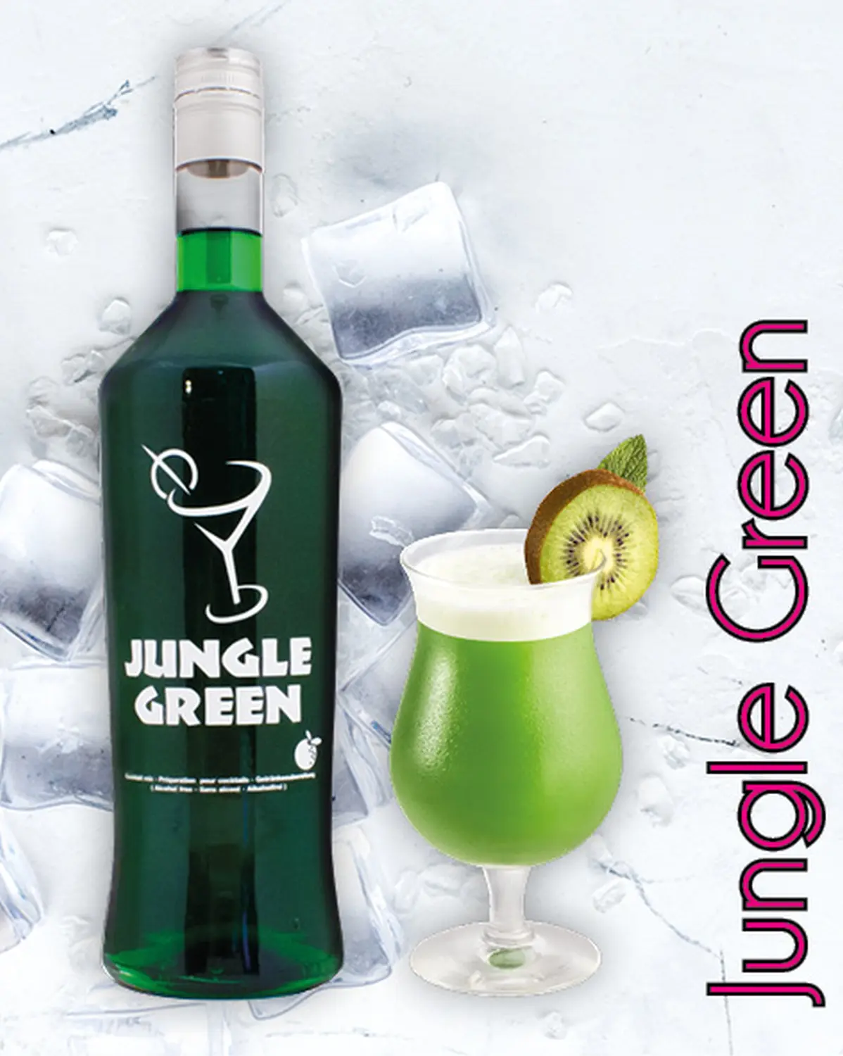 Jungle Green Cocktail ohne Alkohol von COCKTALIS Deutschland Hinten