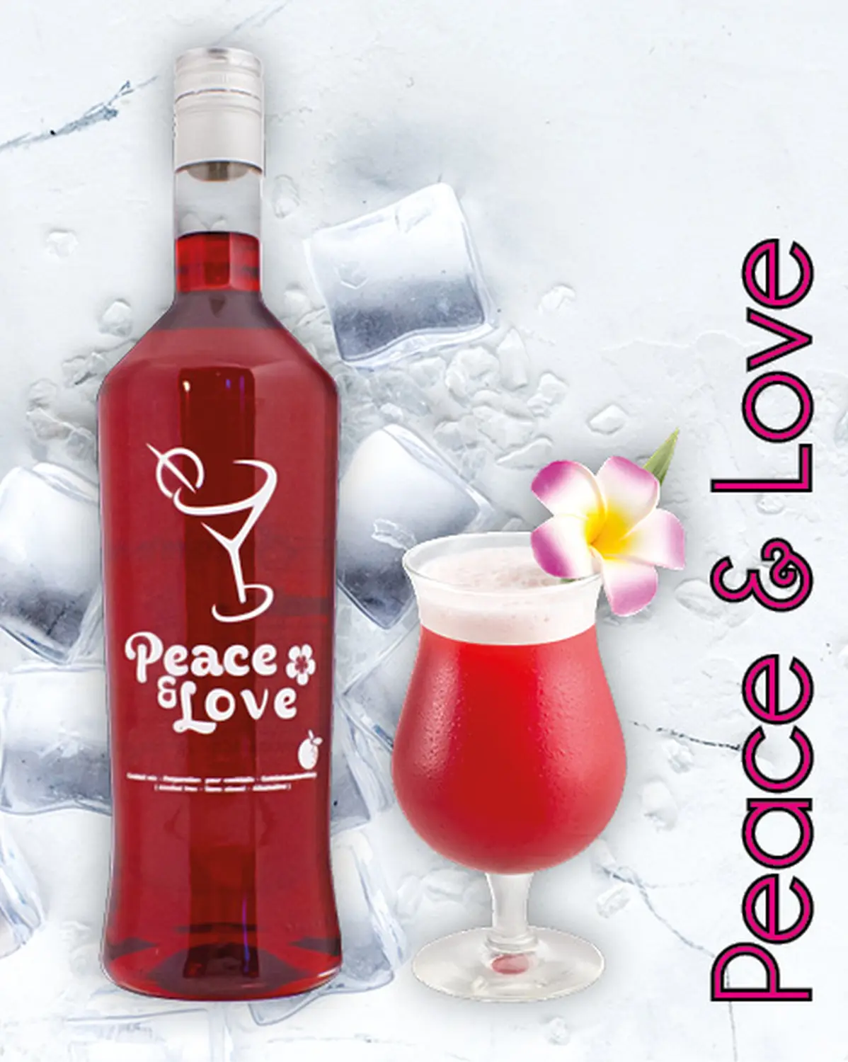 Peace & love Cocktail ohne Alkohol von COCKTALIS Deutschland