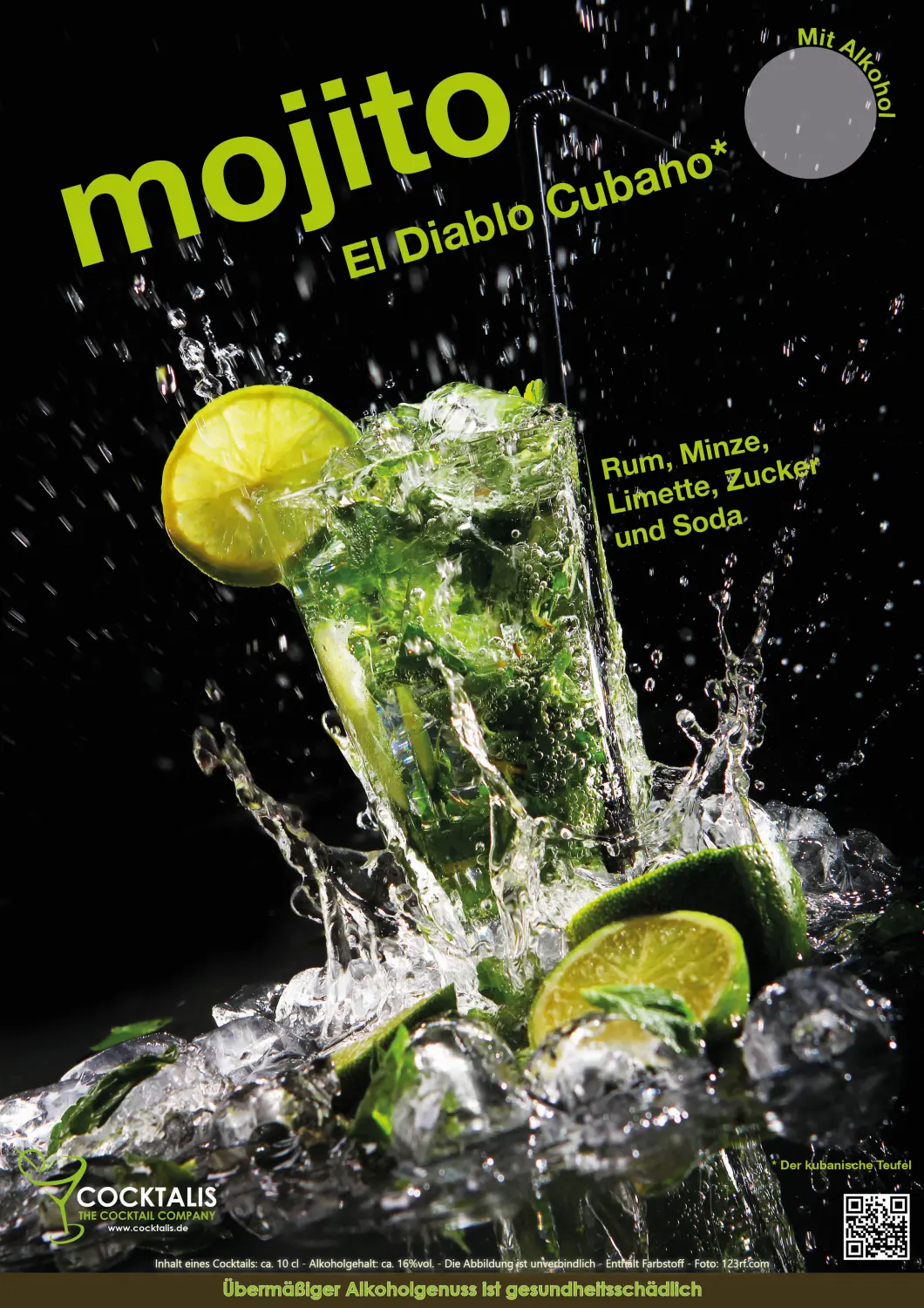 Mojito poster von COCKTALIS Deutschland