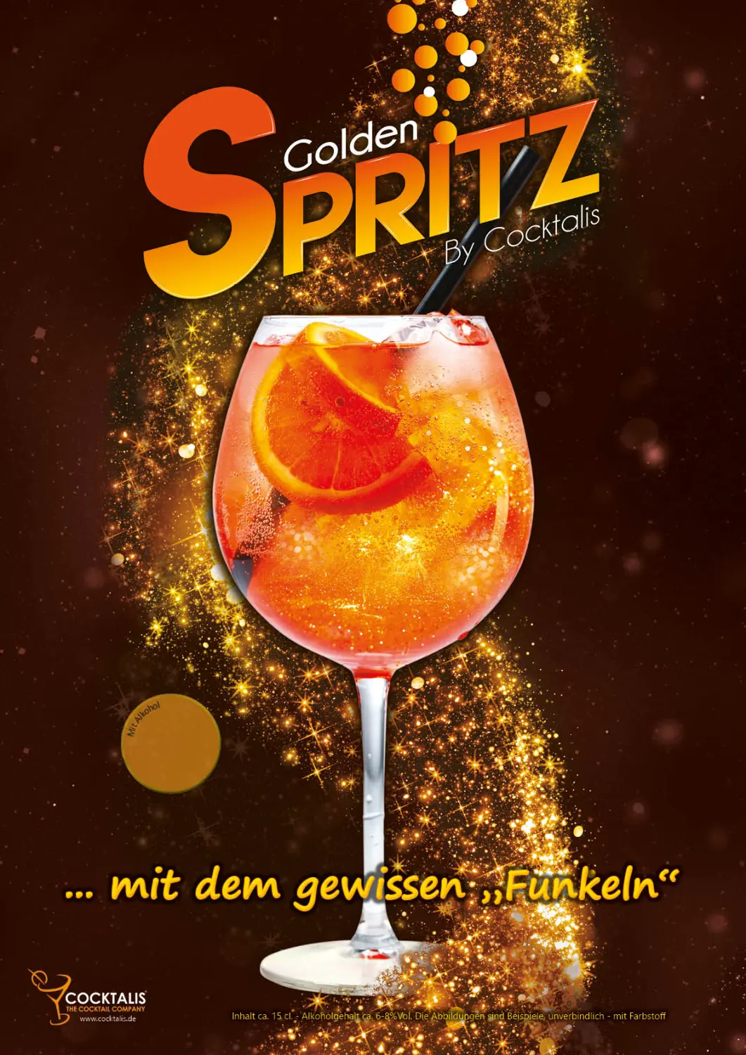 Golden Spritz poster von COCKTALIS Deutschland