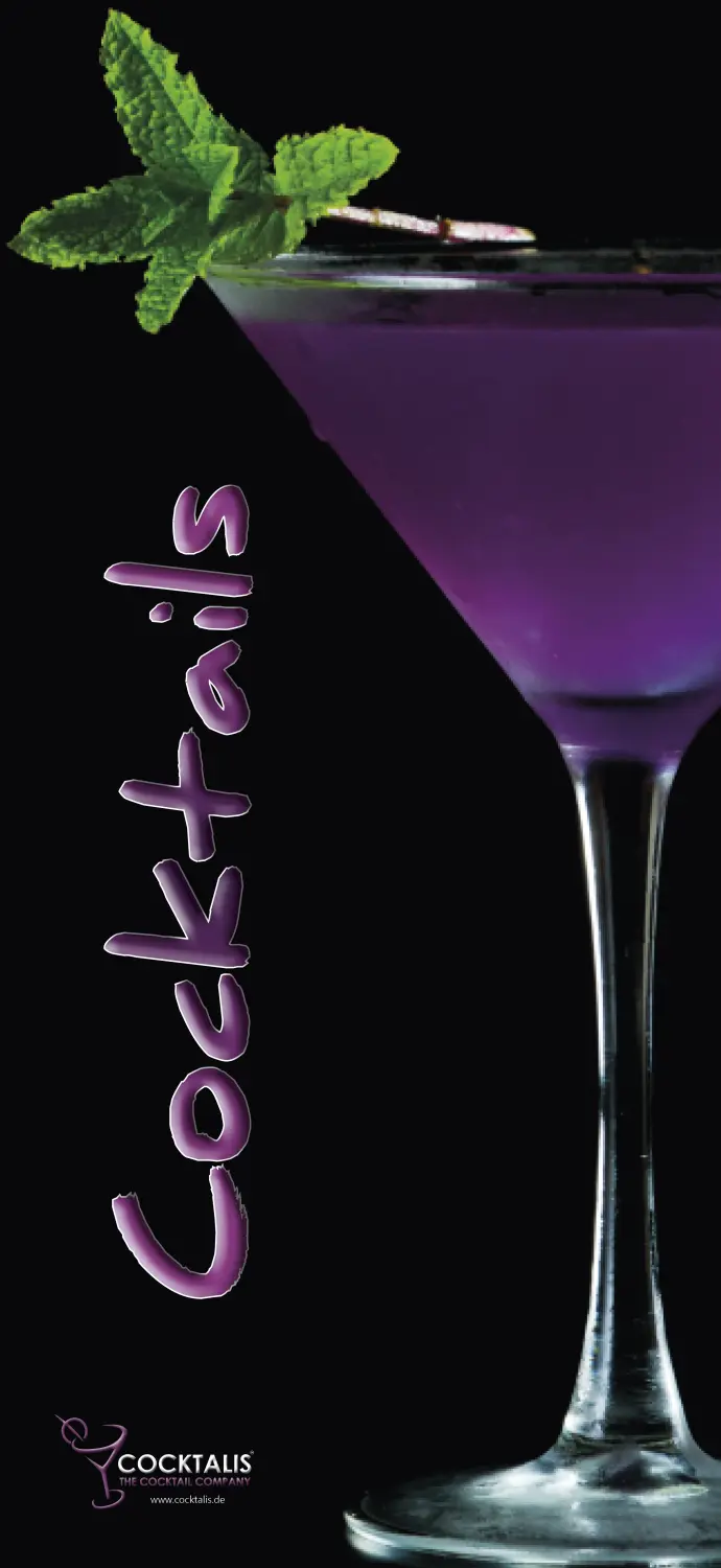 Cocktail-Banner von COCKTALIS Deutschland