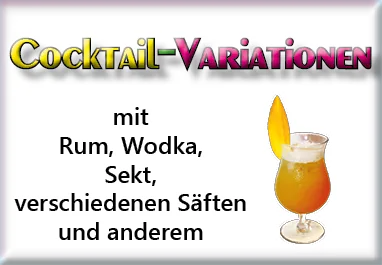 Rezepte für Cocktails